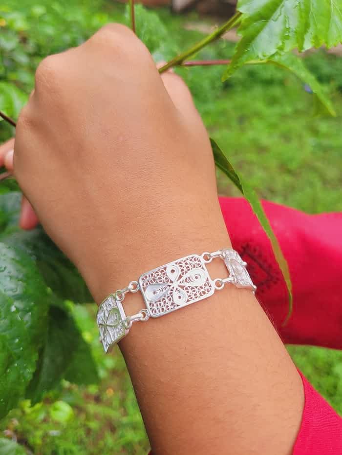 Silver bracelet for women