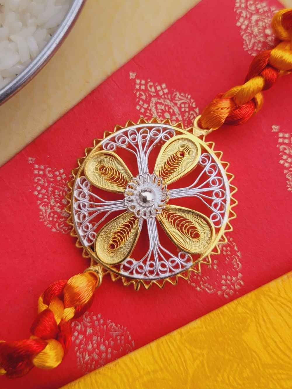Silver Rakhi