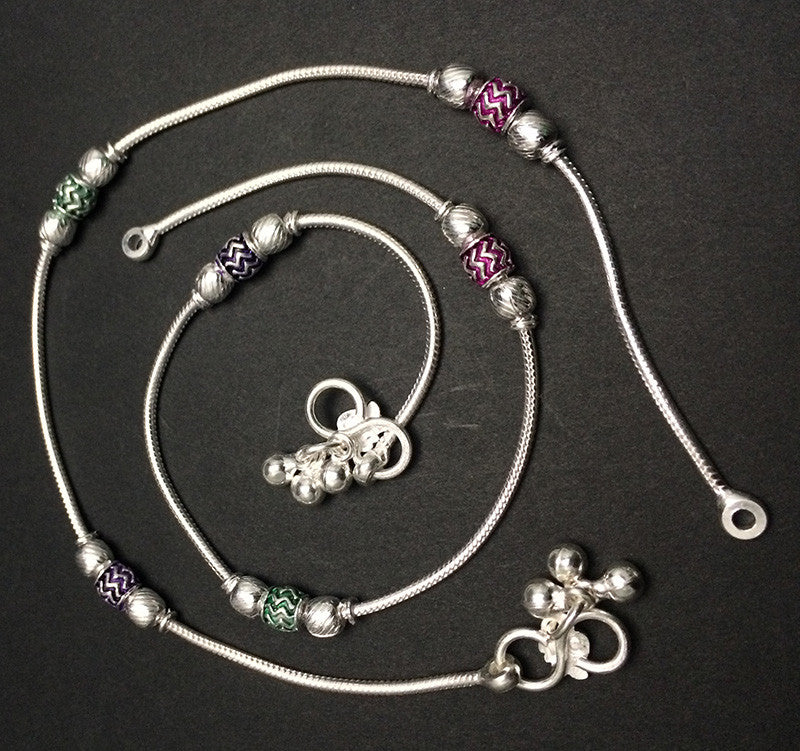 Silver Anklets online for women Silverlinings Handmade Filigree