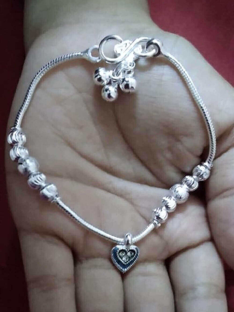 Silver Baby Anklets for Baby Girls | Baby Anklets by Silver Linings