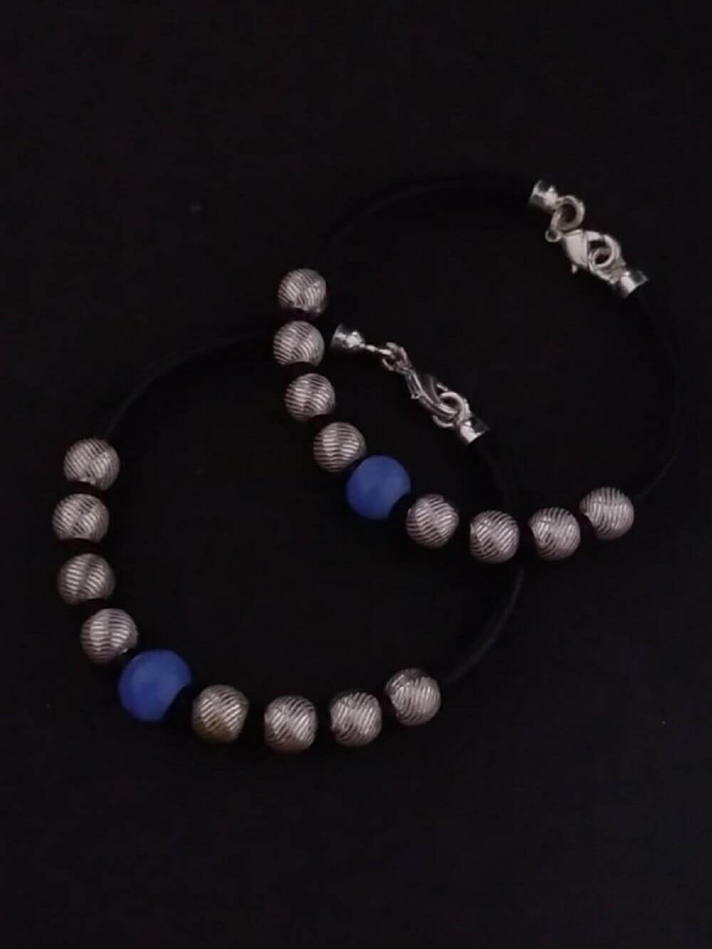 Black thread bangles for babies