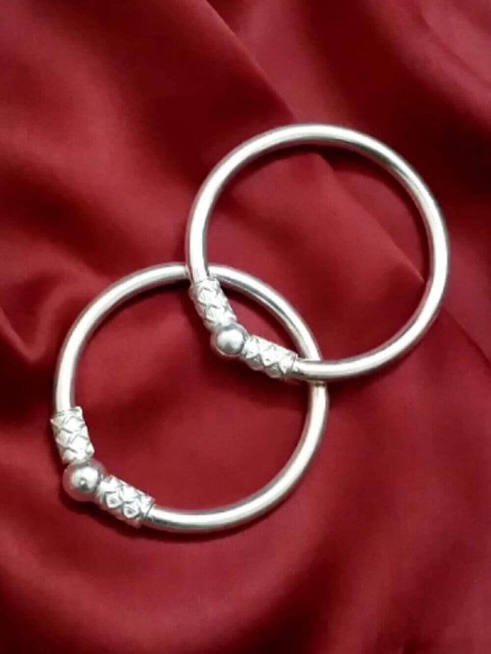 Silver Bangles online for Baby Silverlinings Hanmade Filigree
