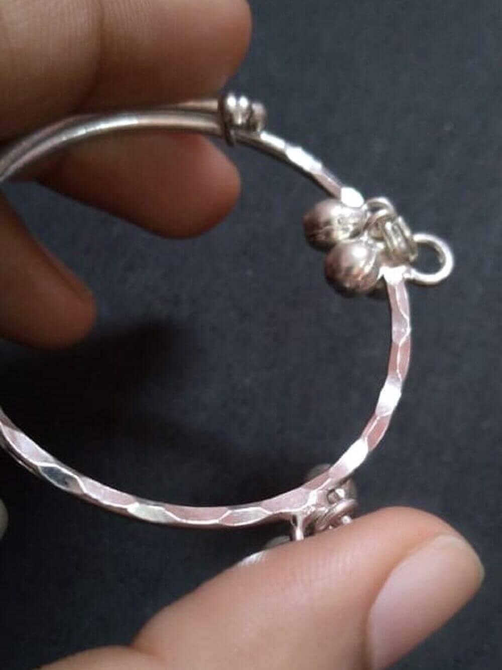 Silver Baby Bangle India