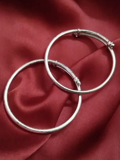 Silver Baby Bangles (0-4 yrs)