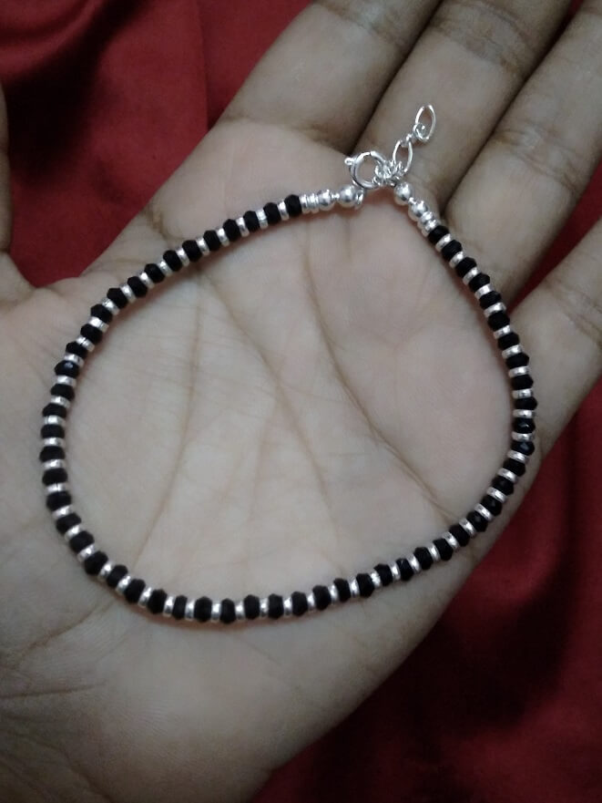 Black Bead Nazaria Adjustable BB057