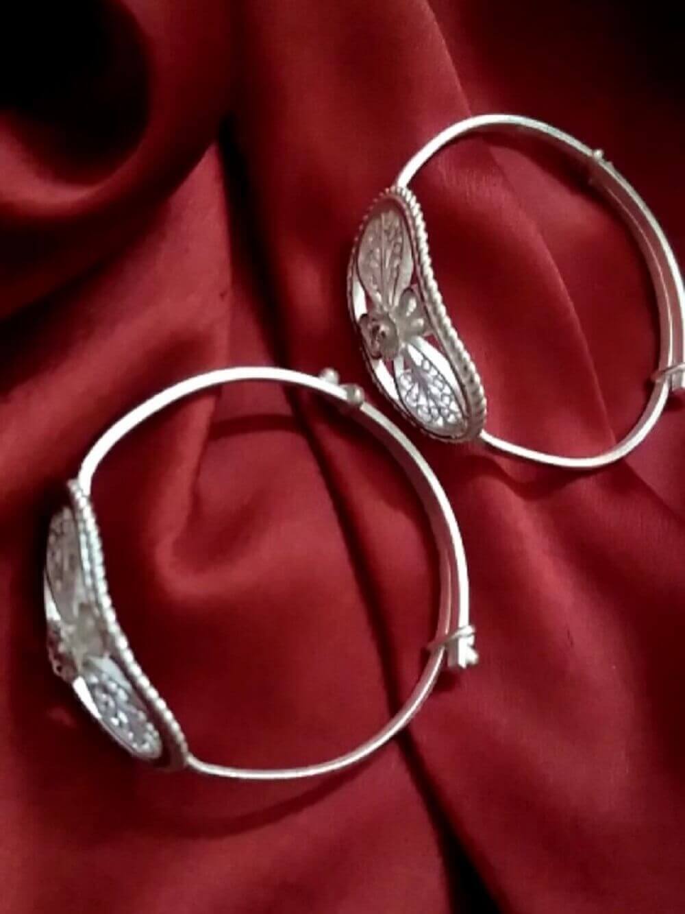 Silver Bangle for baby girl