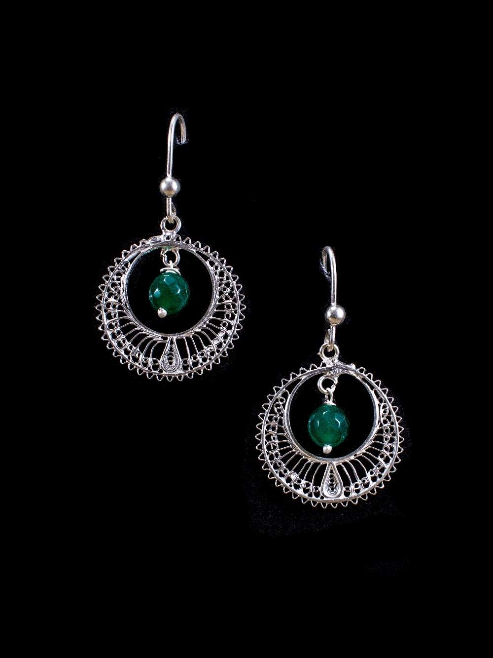 Green Chandbali