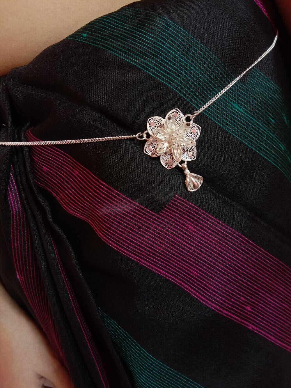 Silver kamarbandh