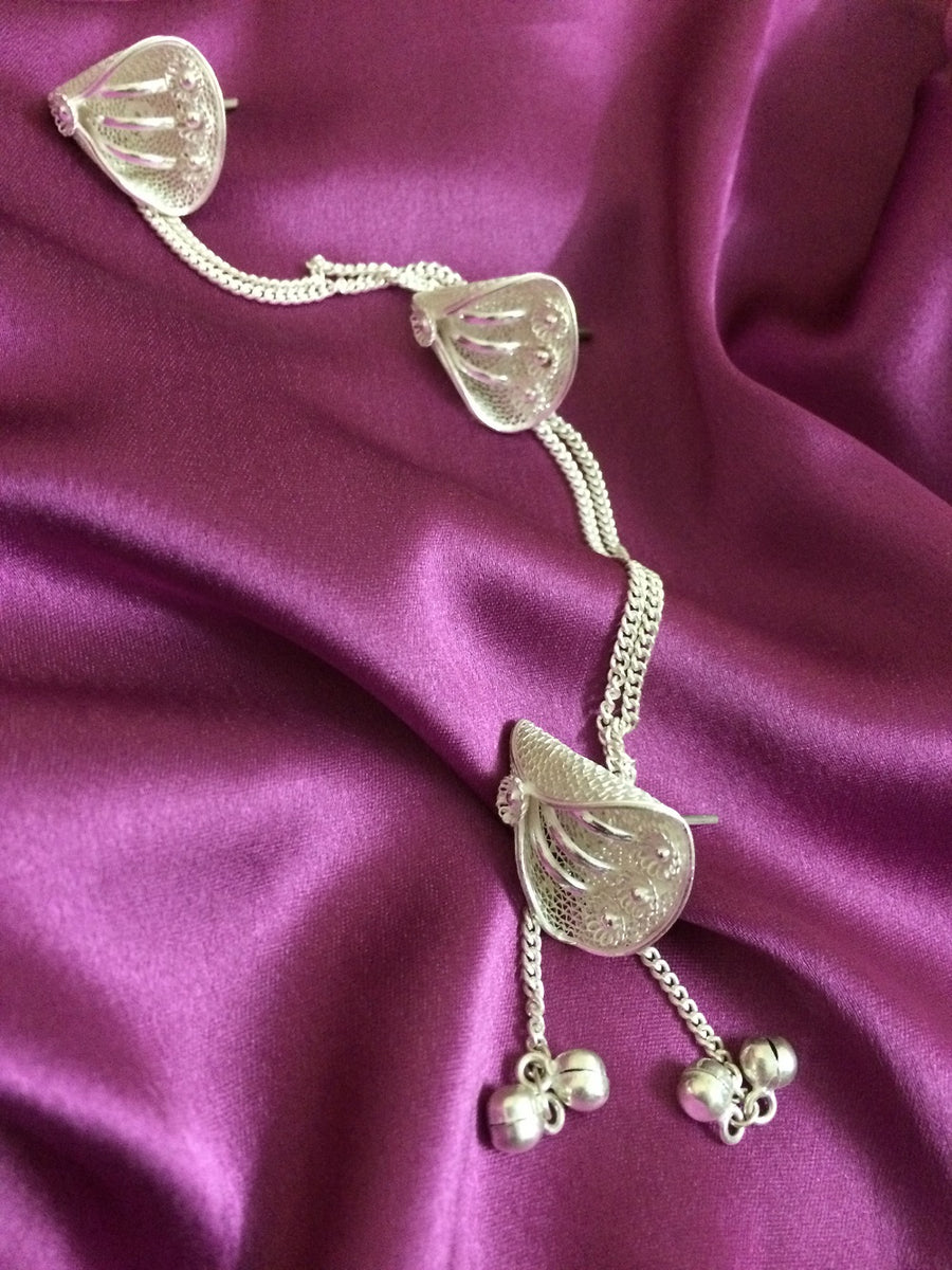 Silver buttons online discount