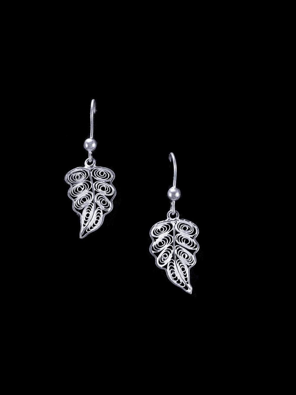 Silver Filigree Earrings online India Silverlinings