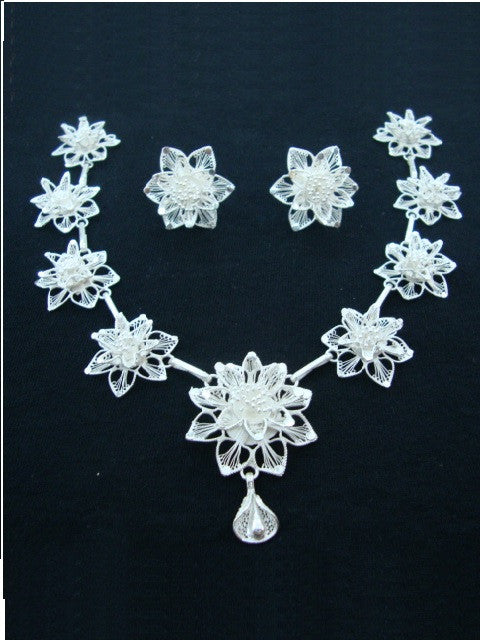 Silver Necklace sets