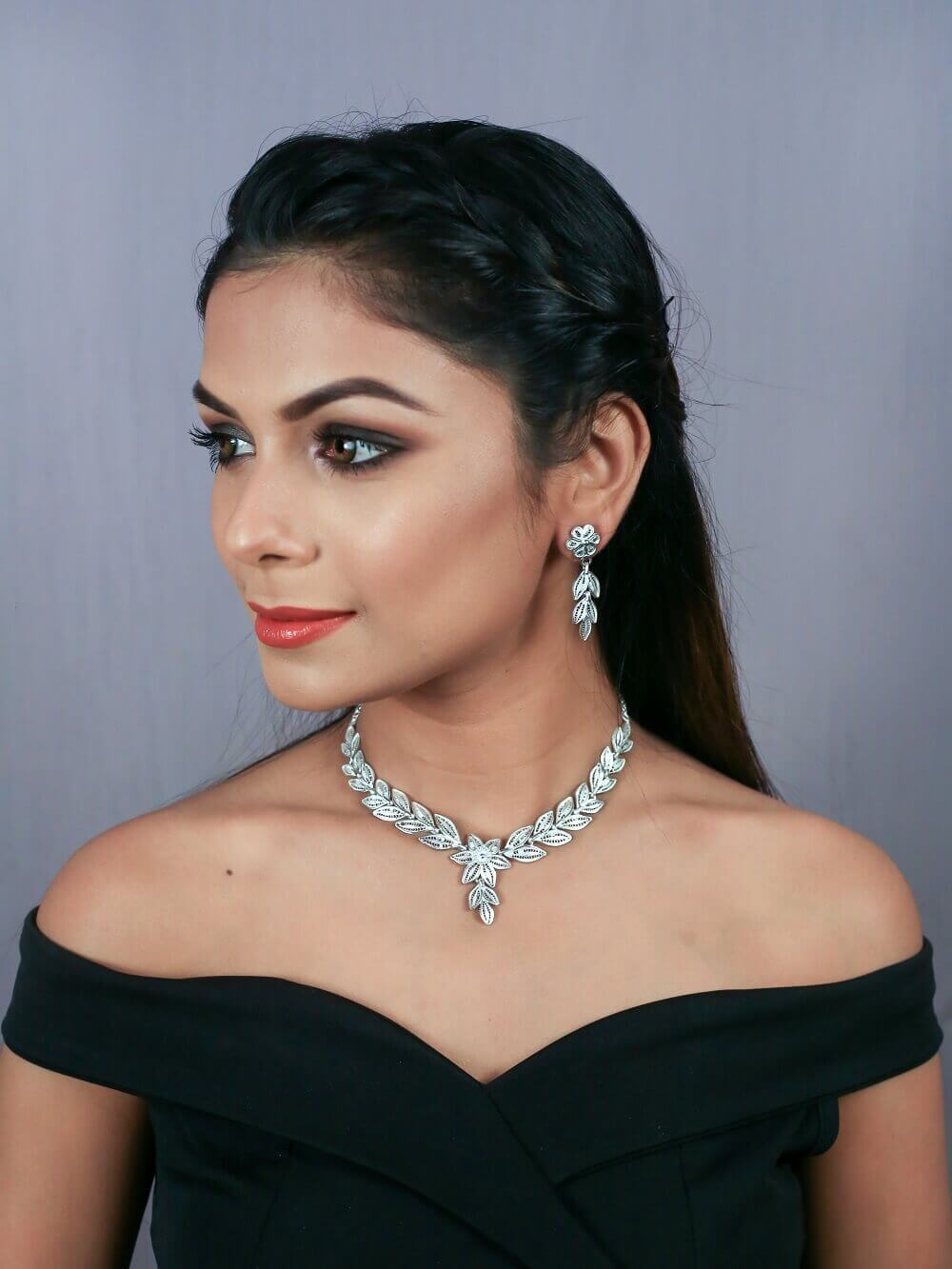Silver Filigree Necklace by Silver Linings