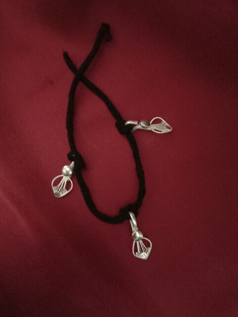 Baby bracelet in silver charm