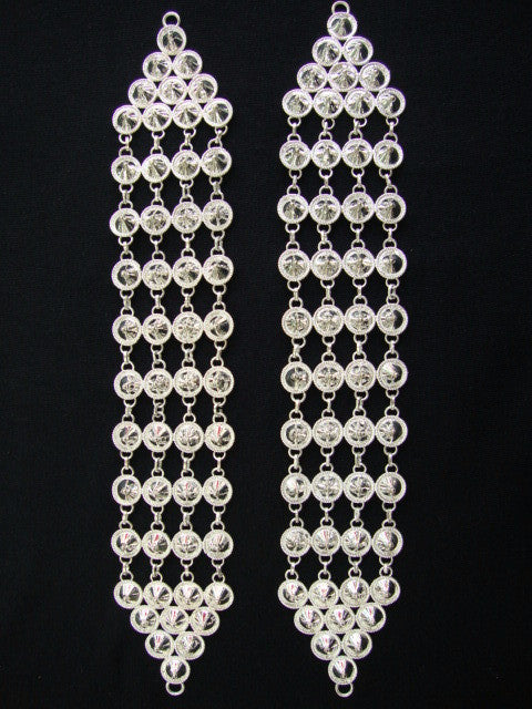 Silver Odissi dance jewellery
