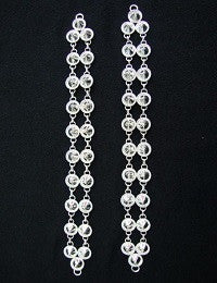 Silver Odissi dance jewellery