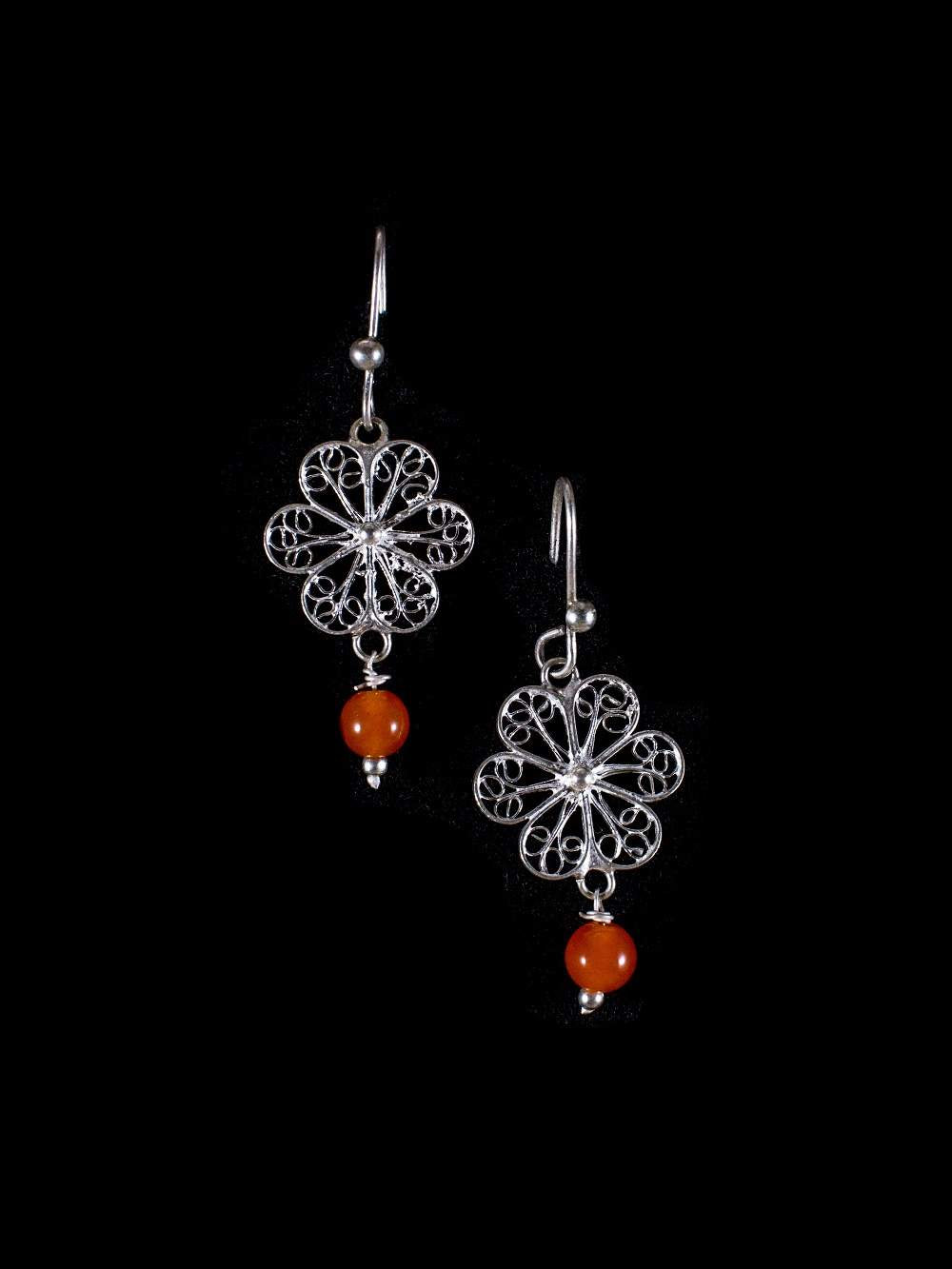 Orange Earrings