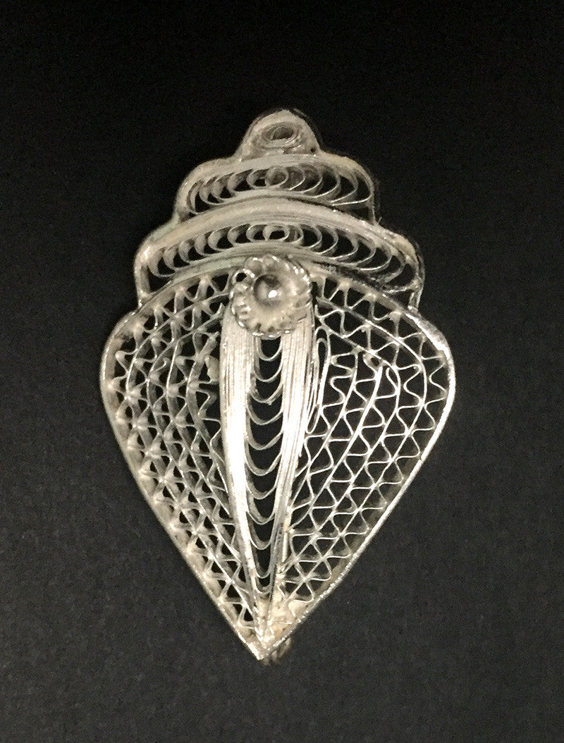 Silver Saree Pin