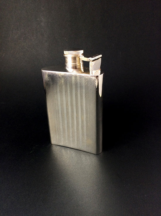 Silver Whisky Flask