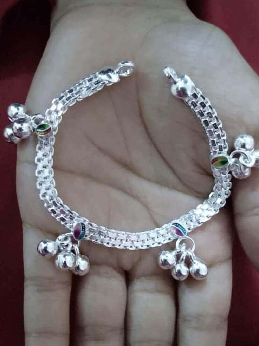 Anklets Online Silver Baby Anklets for babies by Silver Linings
