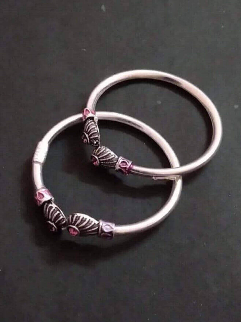 Baby bangle Silver India
