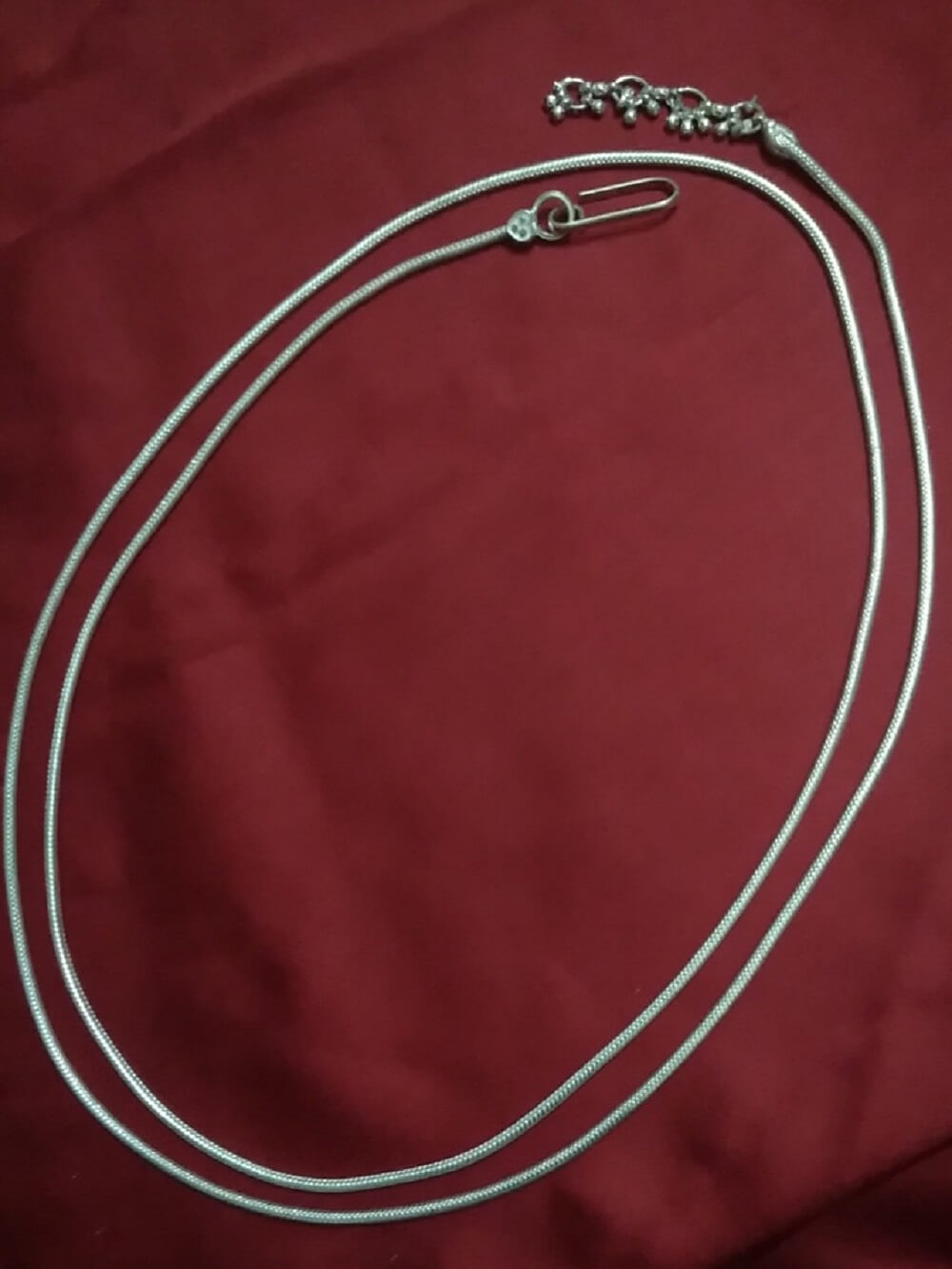 Silver chain kamar bandh