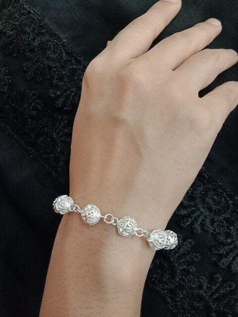 Beads Silver Bracelet