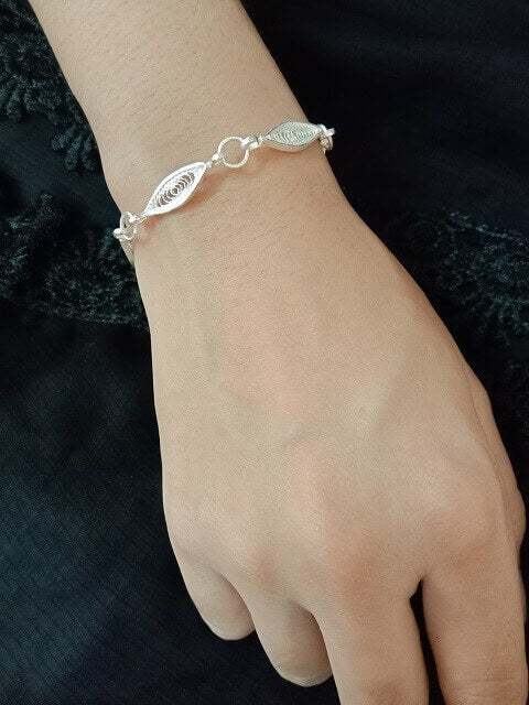 Silver Bracelets for Women in India Silver Filigree Jewellery