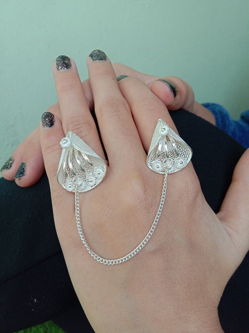 Silver ring for women