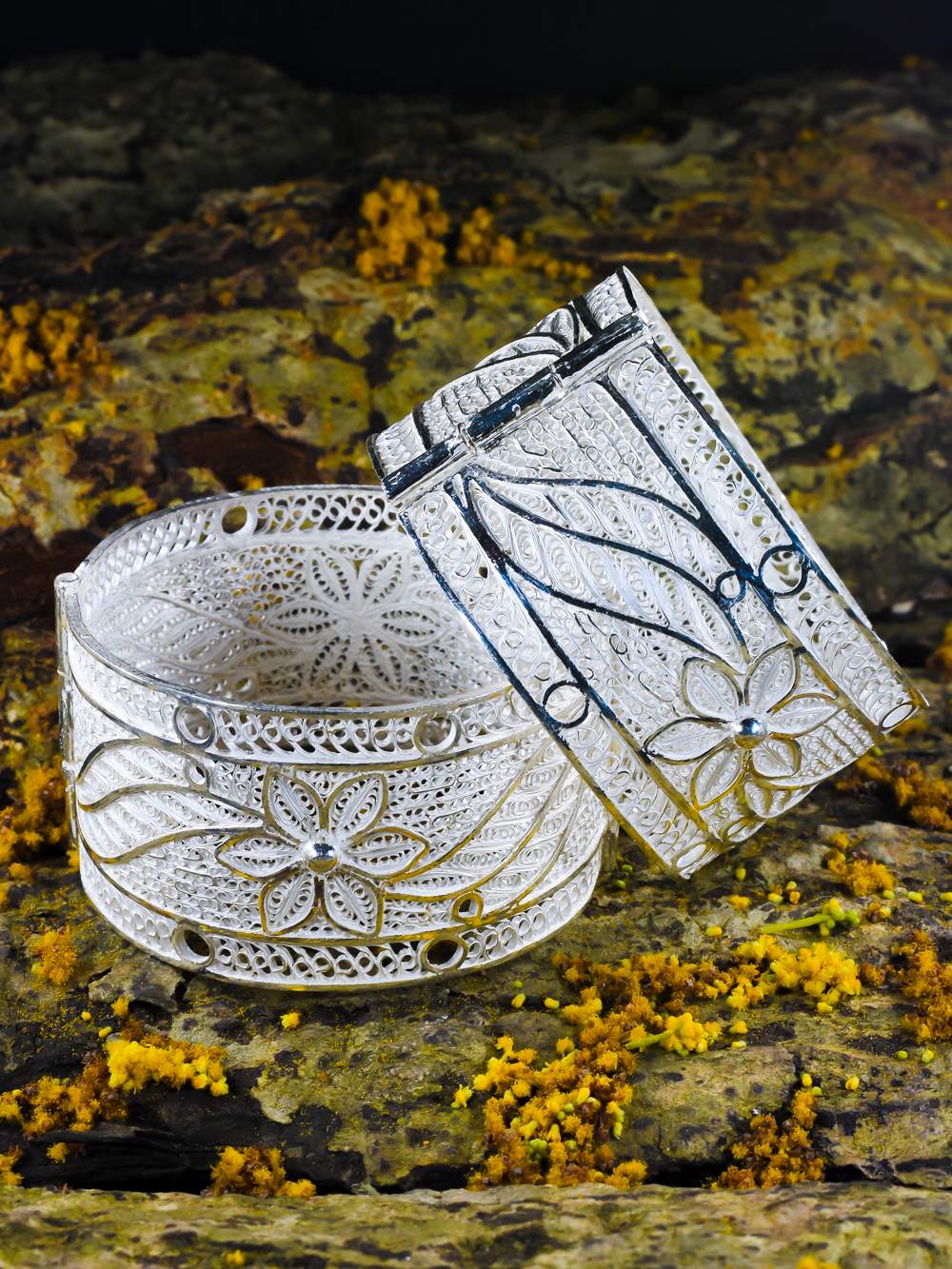 Silver Bangles