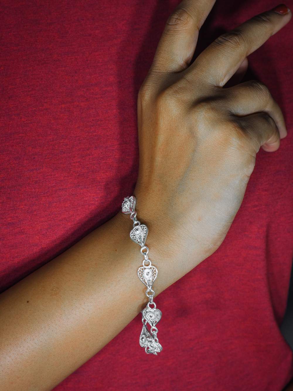 Silver Bracelet online for women Silverlinings Handmade Filigree