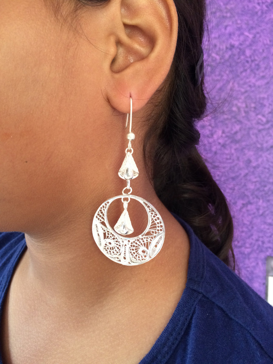 Newport nautical silver on sale earrings