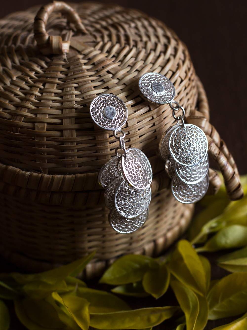 Silver Earrings online for women Silverlinings Handmade Filigree