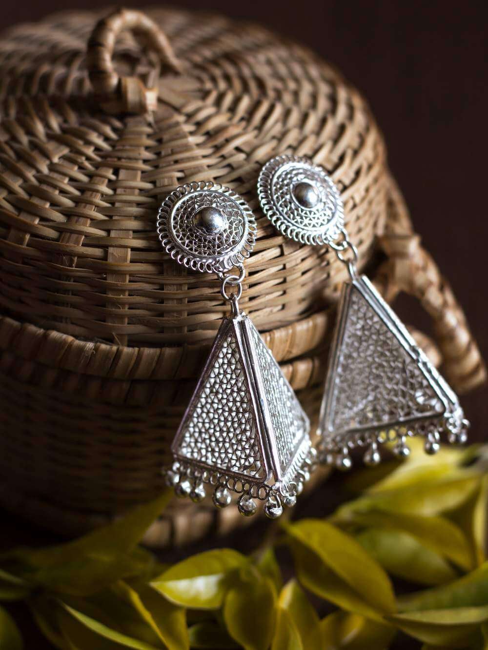 Earrings in Silver- hot Connected