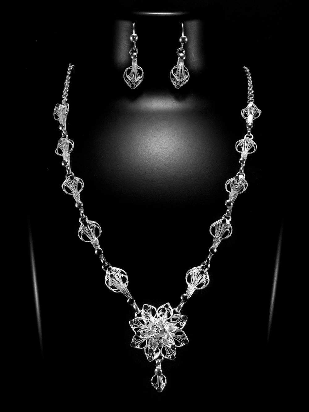 Silver Necklace Sets