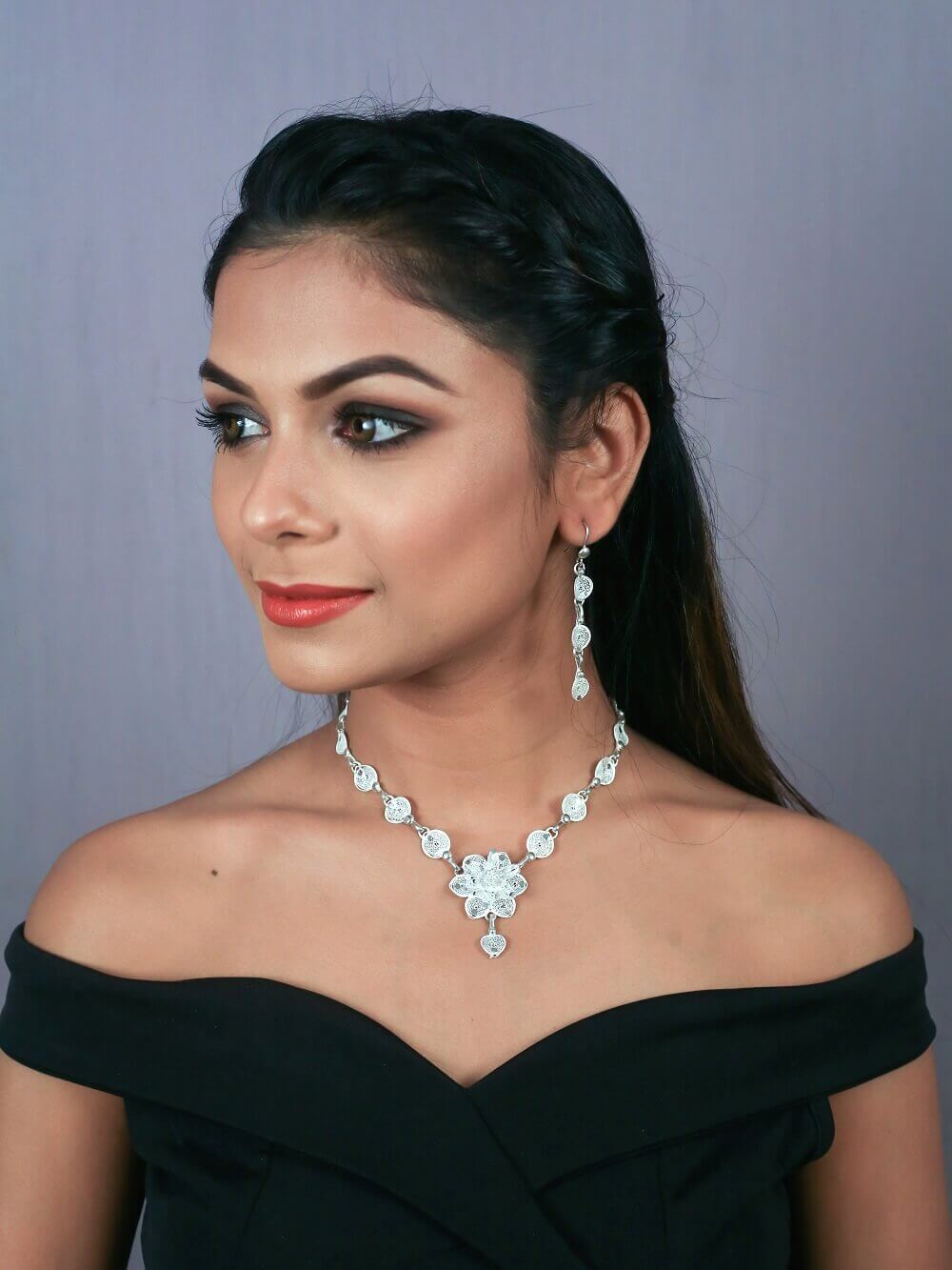 Silver Necklace sets
