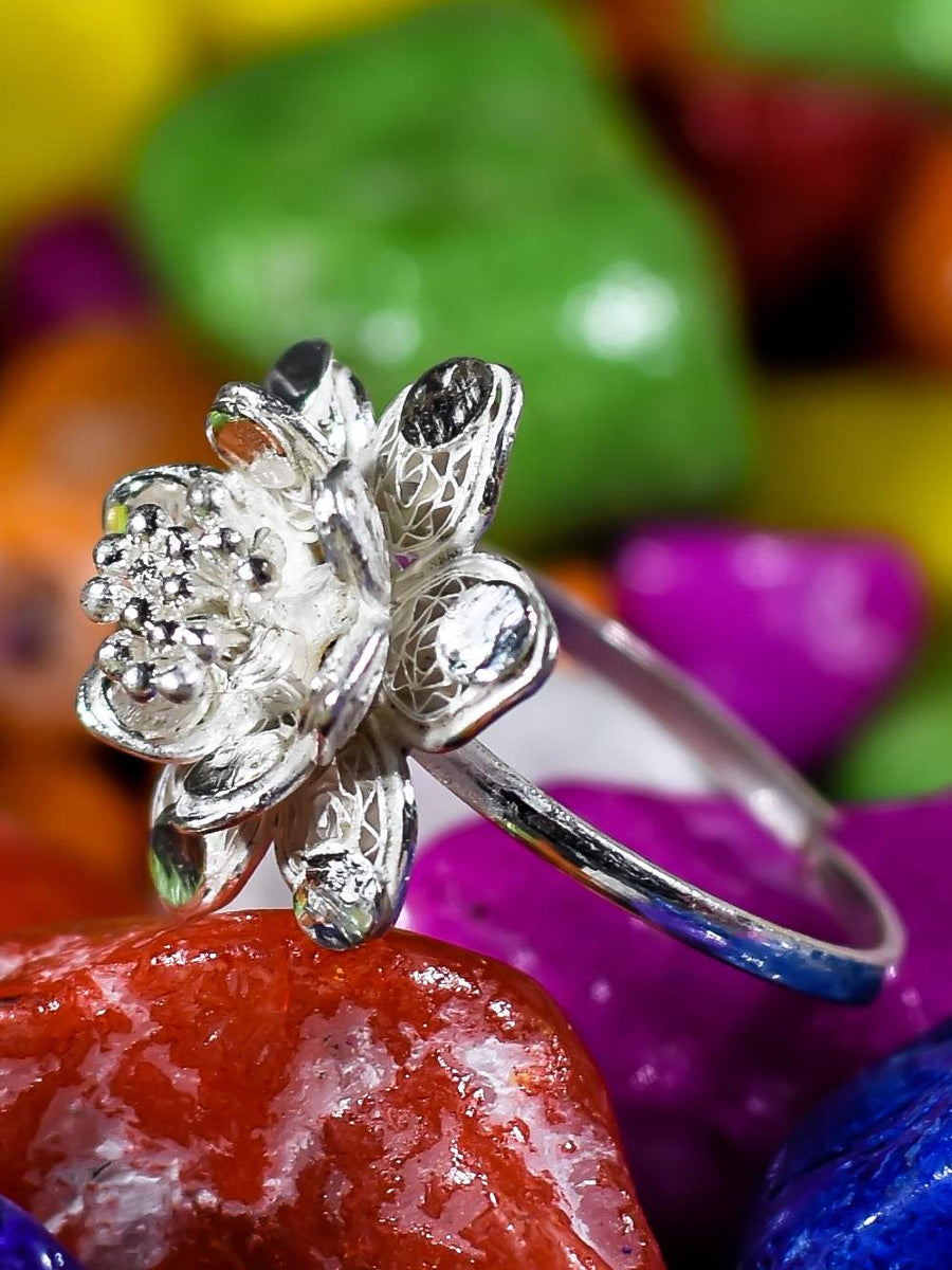 Real silver rings online top