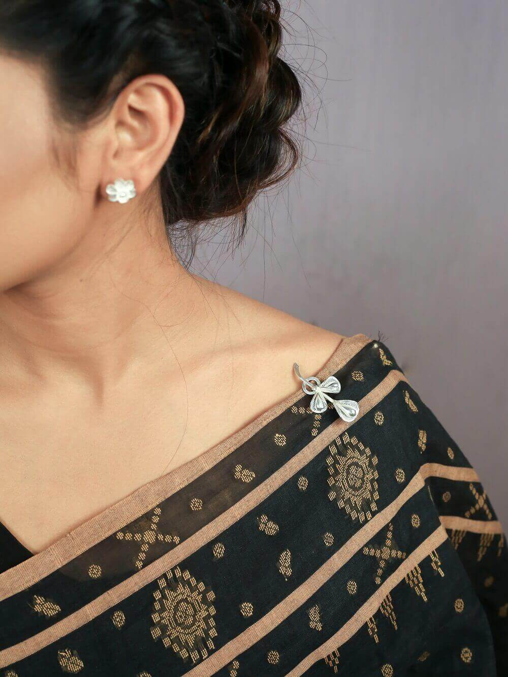 Silver brooch online for women Silverlinings Handmade Filigree