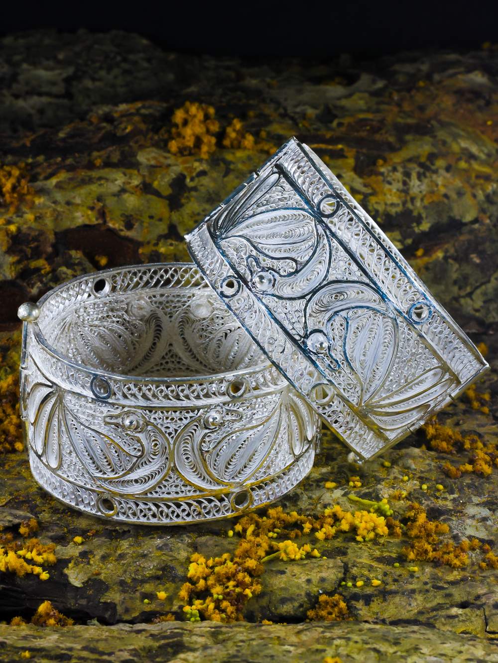 Silver bangles