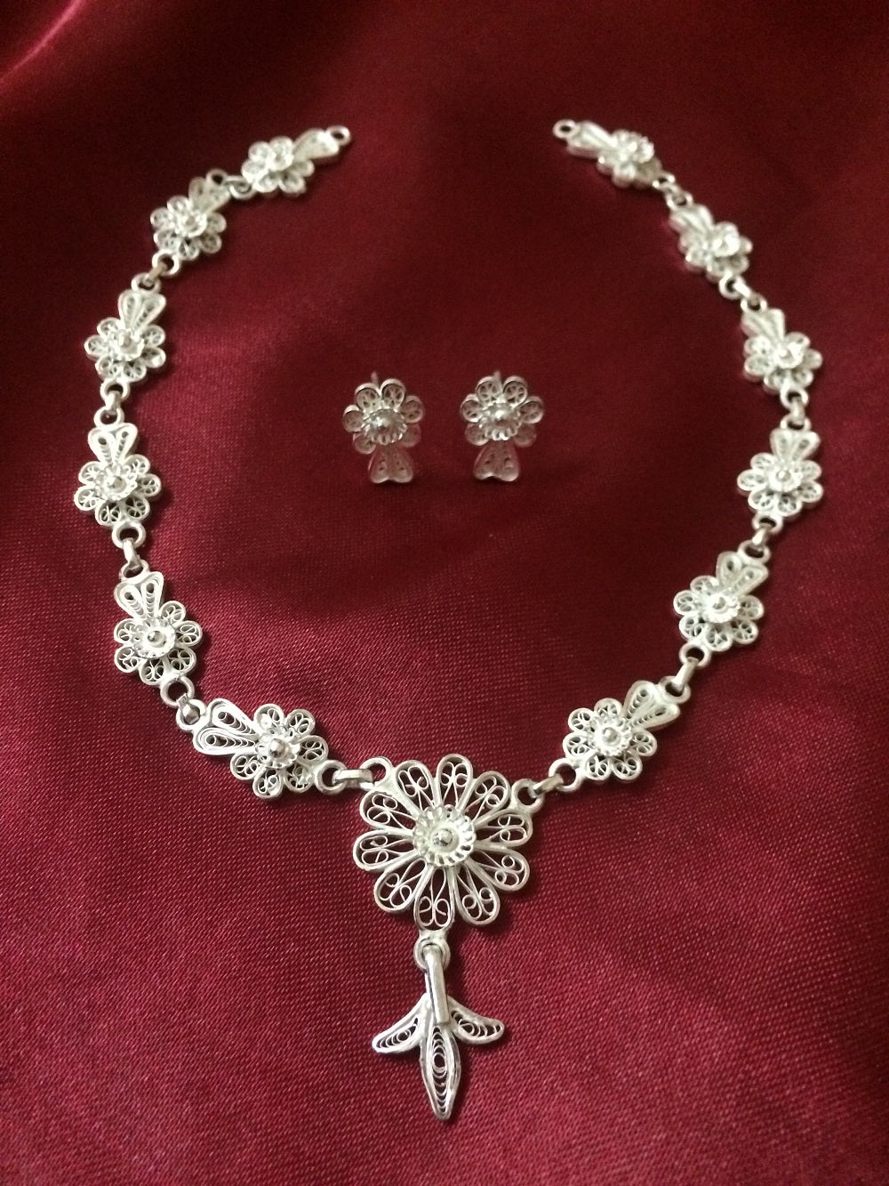 Jewellery Set online for women Silverlinings Handmade Filigree