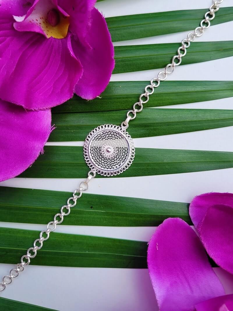Silver Rakhi Online - Buy Silver Rakhi and Lumba by Silverlinings