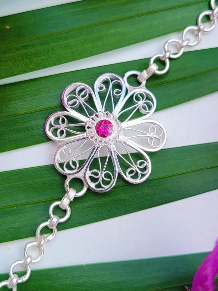 
                      
                        Handmade Silver Rakhi
                      
                    