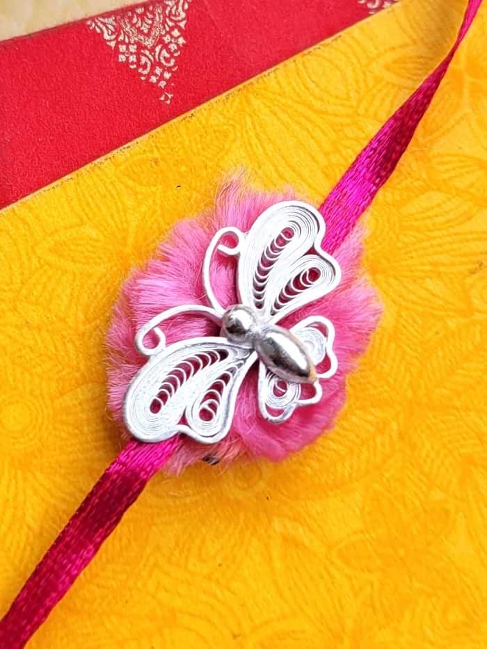 
                      
                        Silver Rakhi for kids
                      
                    