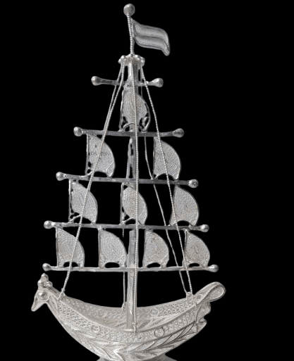 Silver Filigree Ship