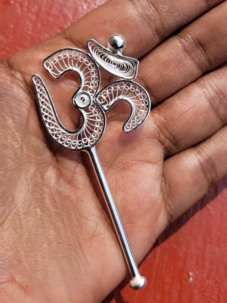 
                      
                        Silver Filigree Kumkum Stick
                      
                    