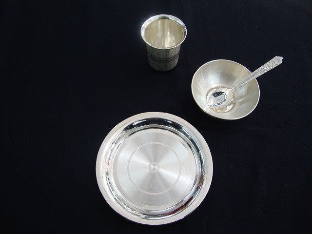 
                      
                        Silver dinner set for babies
                      
                    
