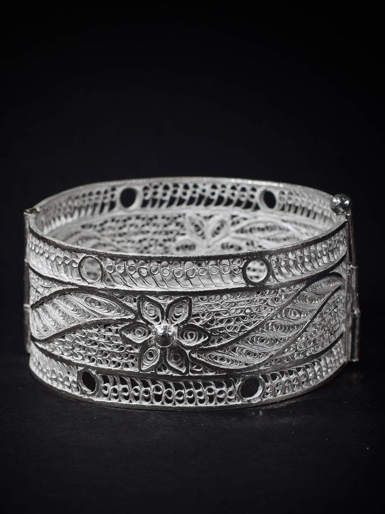 Buy Silver Filigree Bangles for Women Online from Silver Linings ...