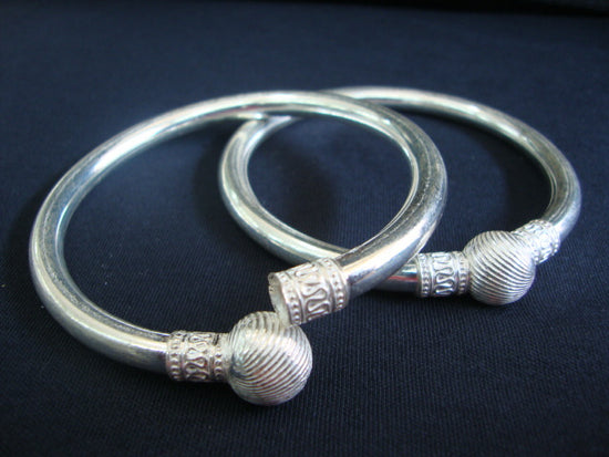Silver Bangles
