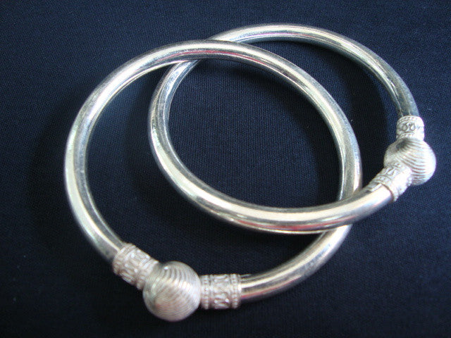 Silver Bangles