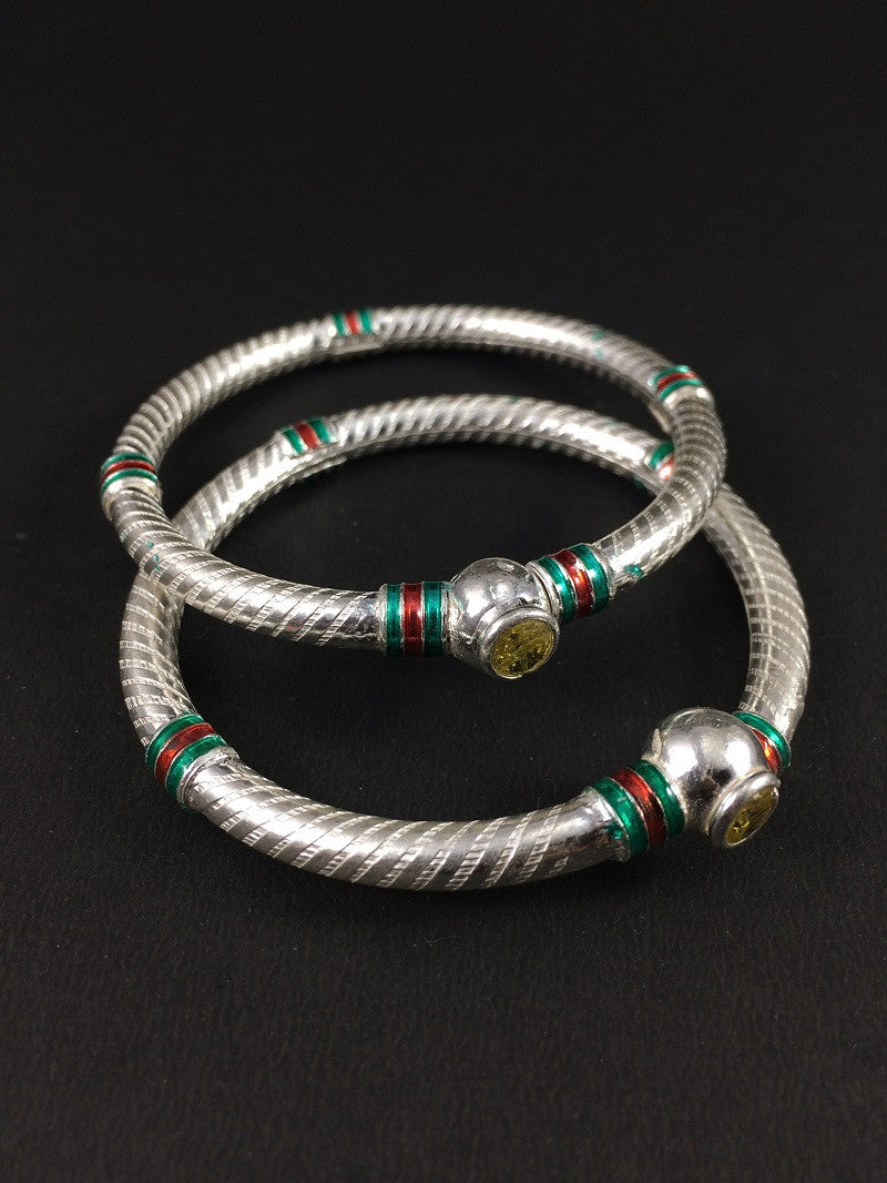 Silver Bangles