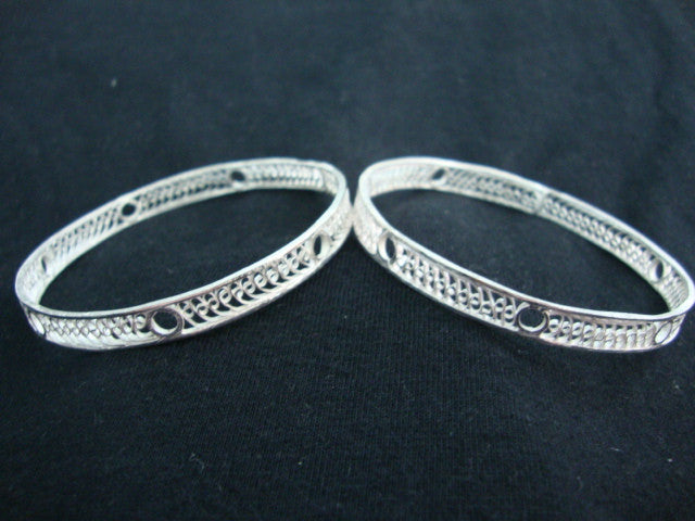 Silver Bangles